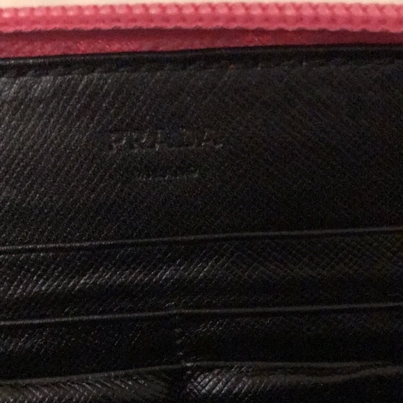 Authentic Prada Nylon Leather Wallet with authenticity & guarantee cards GUC - Picture 11 of 11
